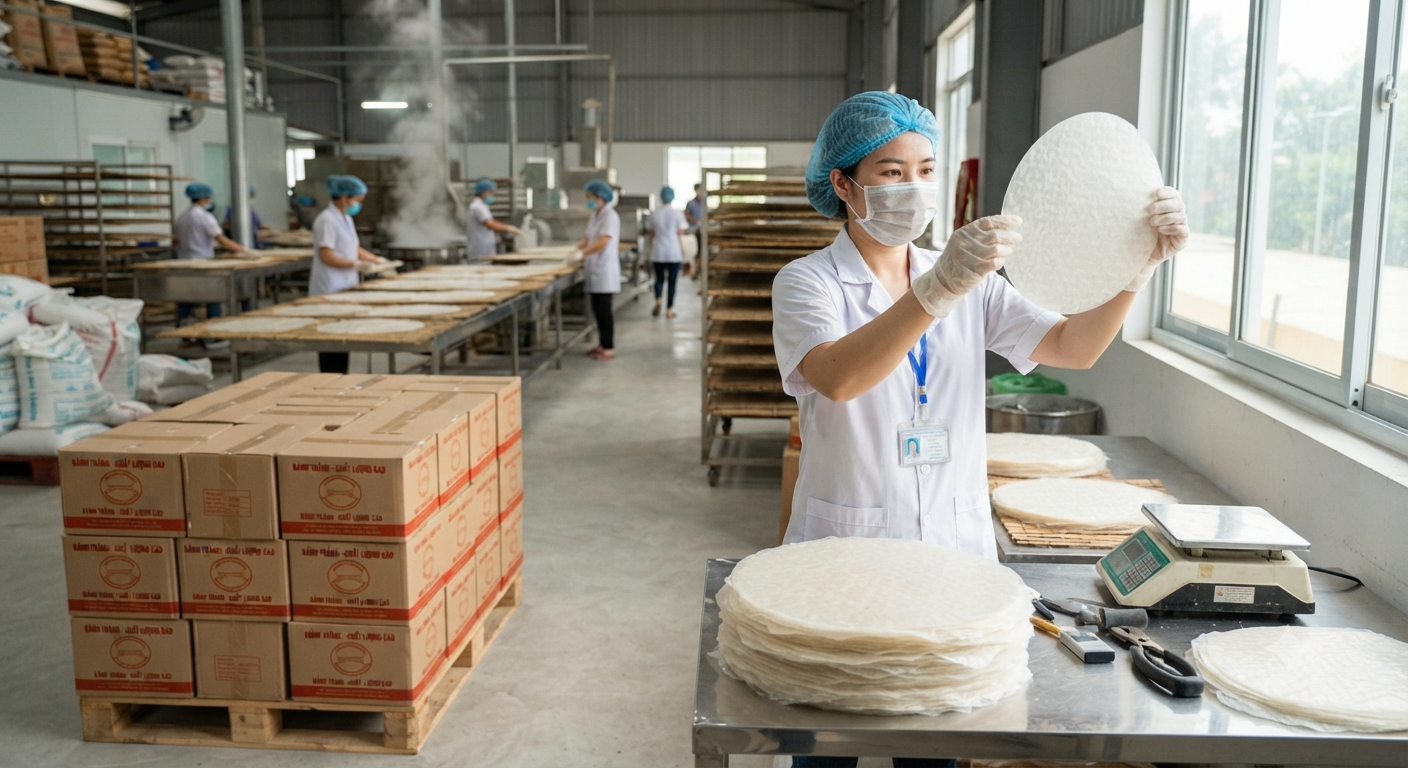Lựa chọn nhà cung cấp bánh tráng uy tín