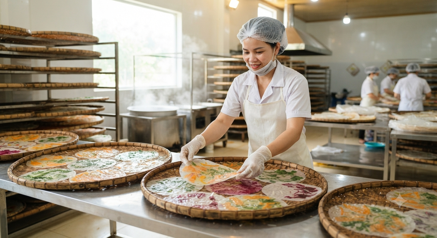 Tổng quan về đặc điểm và giá trị cốt lõi của bánh tráng rau củ